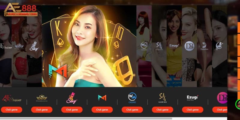 Top lý do nên tham gia cá cược tại Live Casino AE888